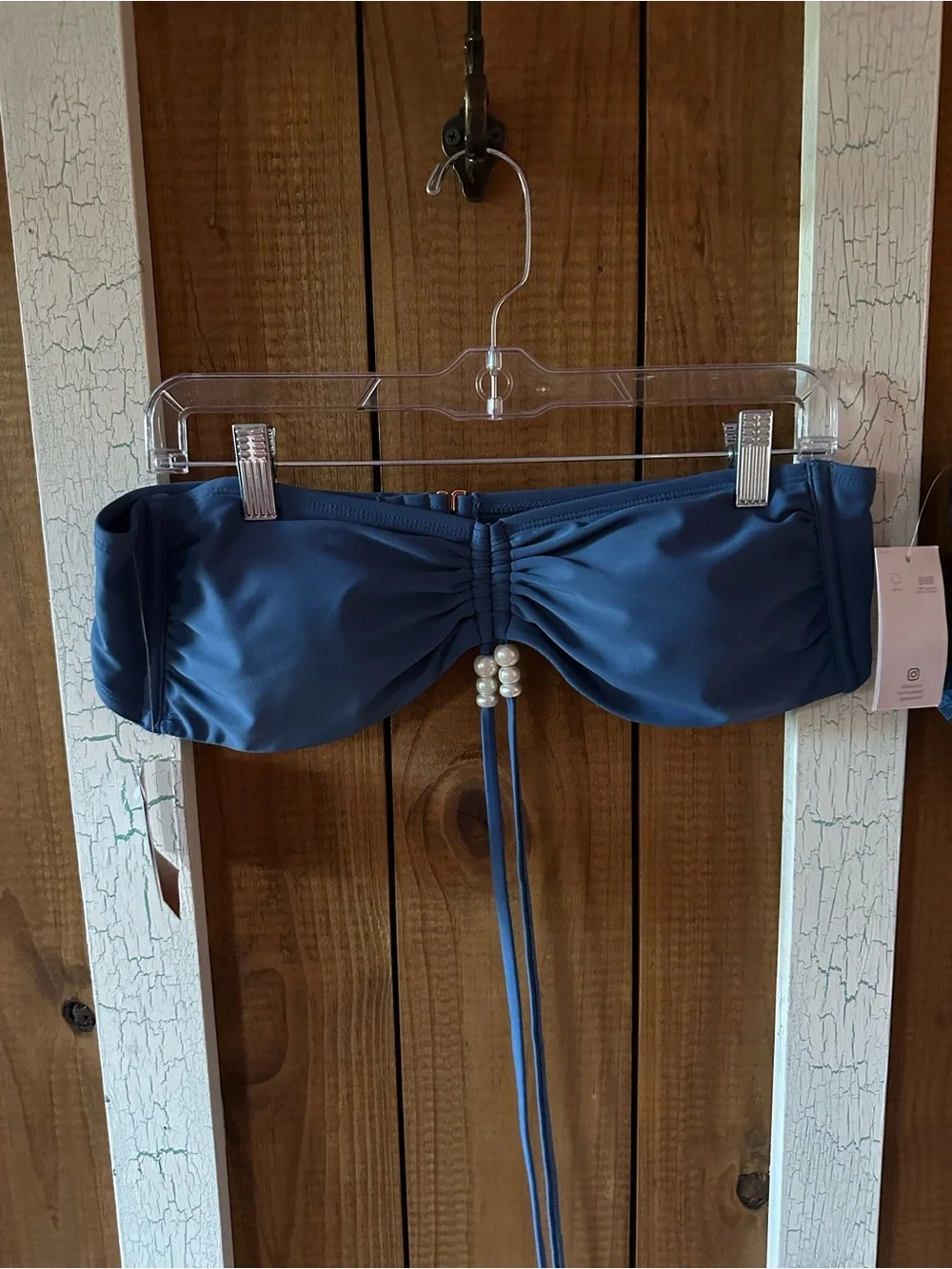 Blue Floral High-Waist Women’s 2 piece swim suit. (New)